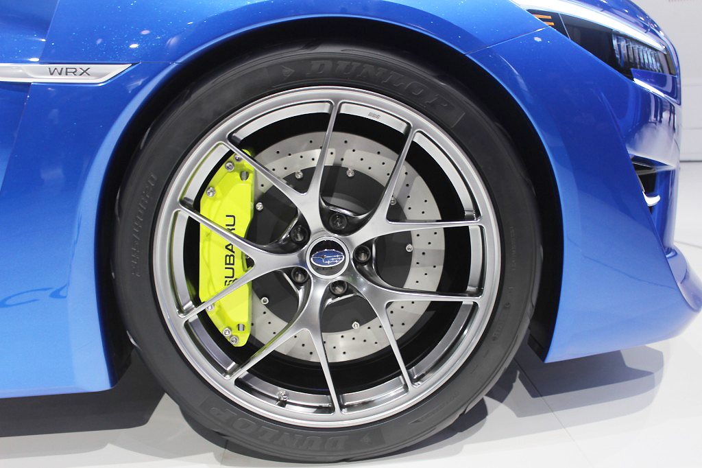 2013 Subaru WRX concept wheel at the 2013 New York Auto Show
