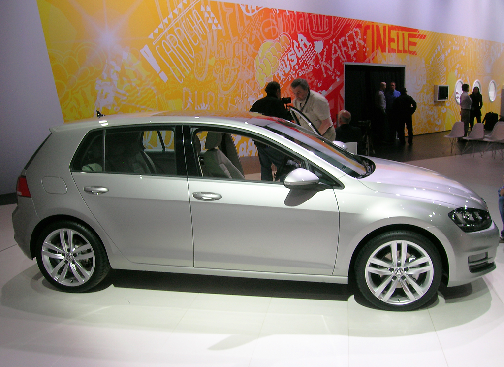  Volkswagen Golf -puerta en el Auto Show de Nueva York