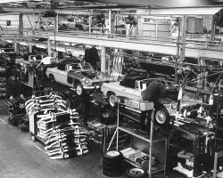 MGB assembly line