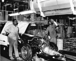 1973 Cadillac assembly line