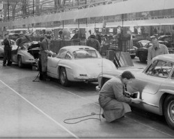 1957 Mercedes 300SL assembly linr