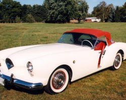 1954 Kaiser wire wheel covers