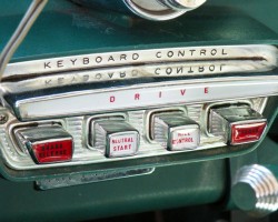 1958 Mercury pushbutton controls