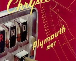 1957 Chrysler Corporation pushbutton control panel