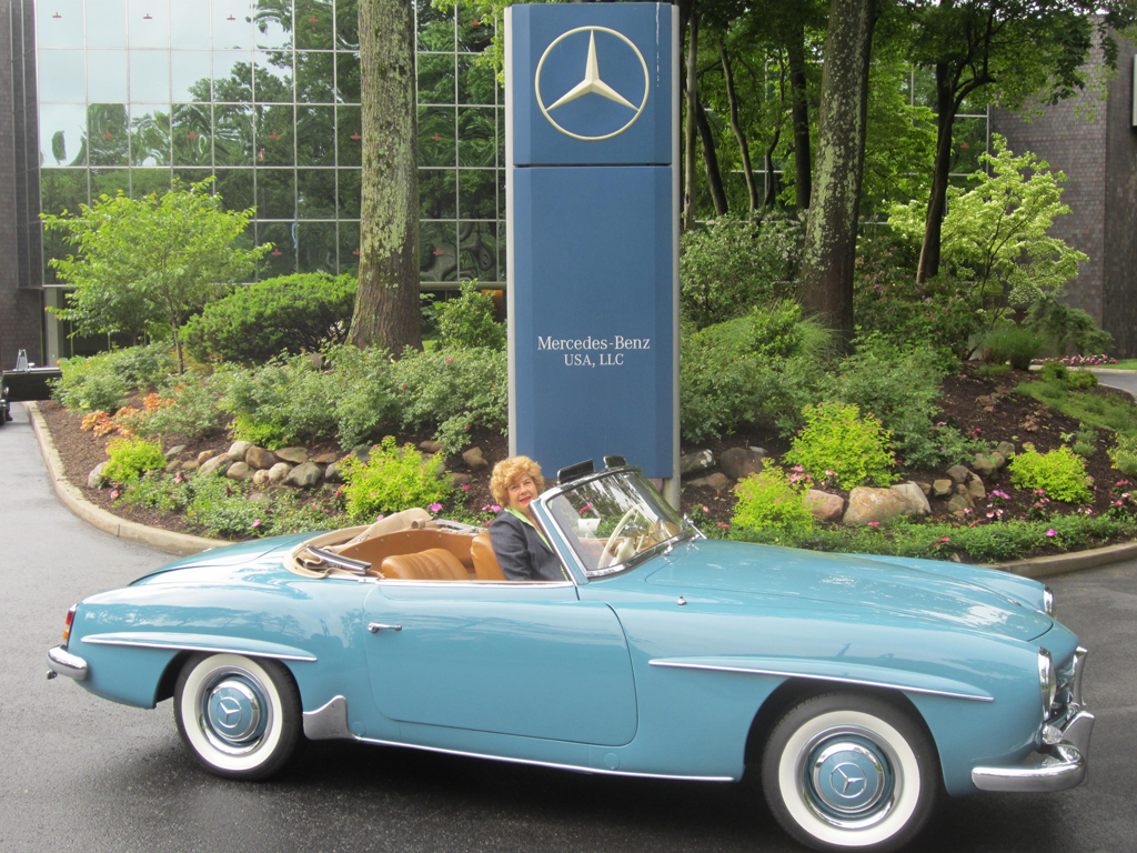 1956 Mercedes 190SL at the 2013 June Jamboree in Montvale, NJ