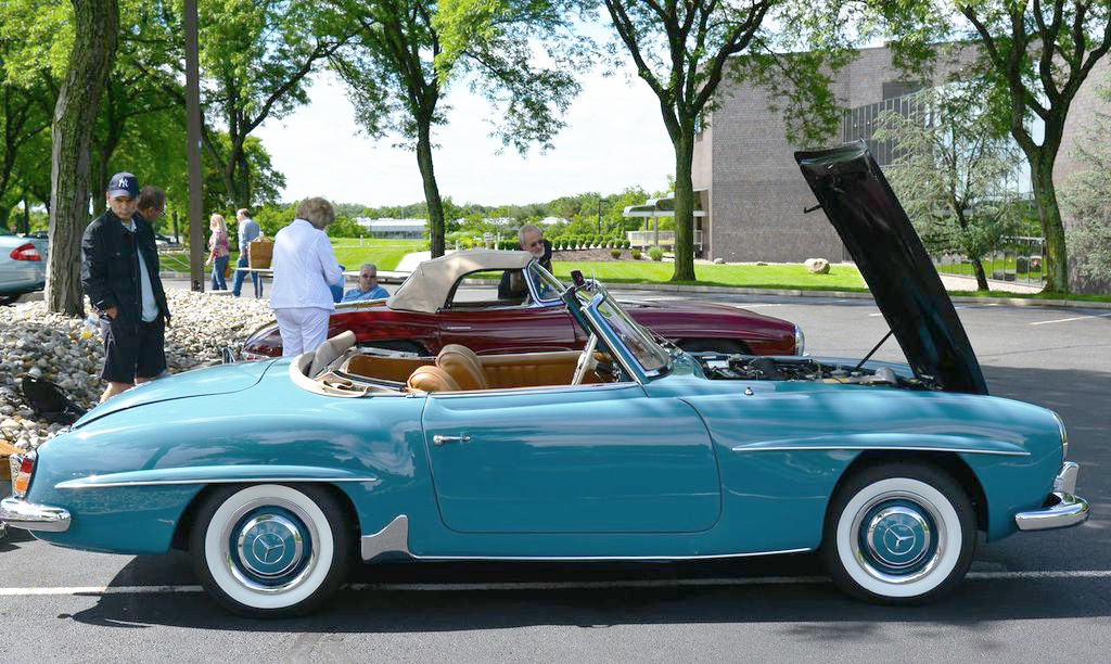 1956 Mercedes 190SL at the 2013 June Jamboree in Montvale, NJ