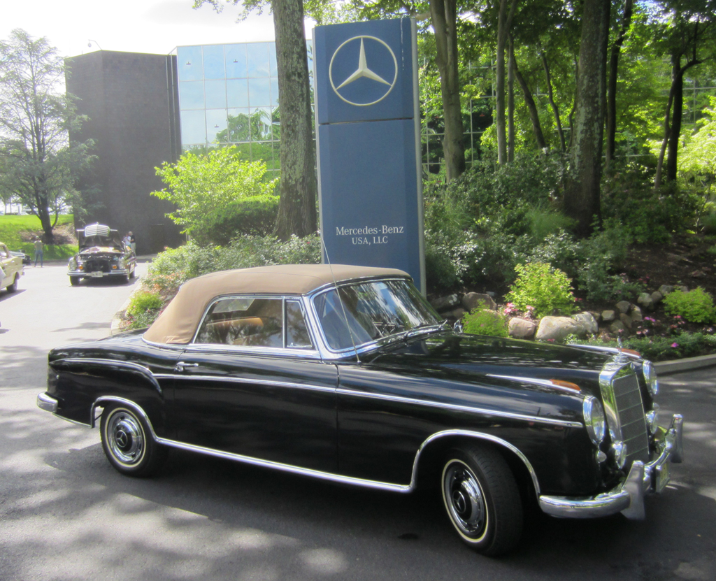 1957 Mercedes 220S at the 2013 June Jamboree in Montvale, NJ