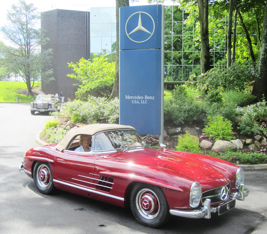 1957 Mercedes 300SL convertible at the 2013 June Jamboree in Montvale, NJ