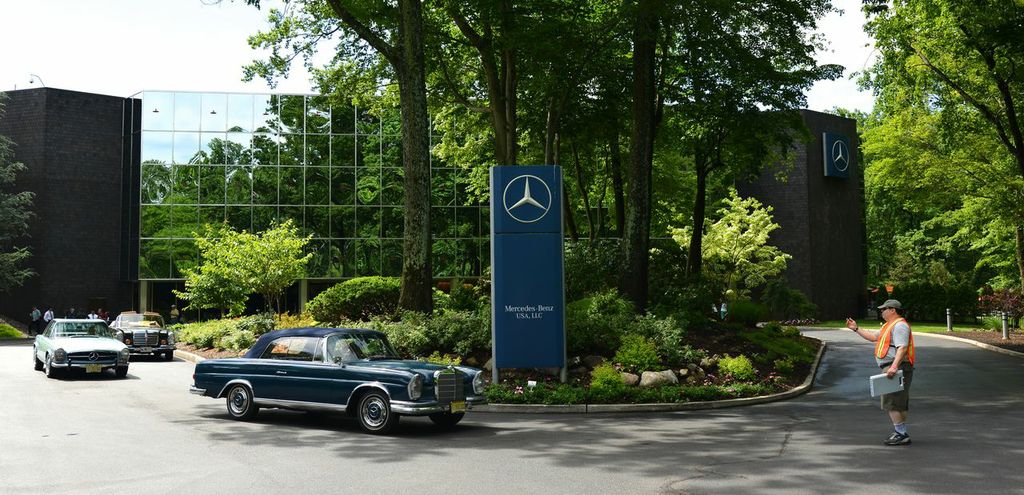 1963 Mercedes 230SE and 1971 280SL at the 2013 June Jamboree in Montvale, NJ