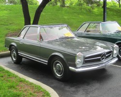 gray 1963 Mercedes 230SL