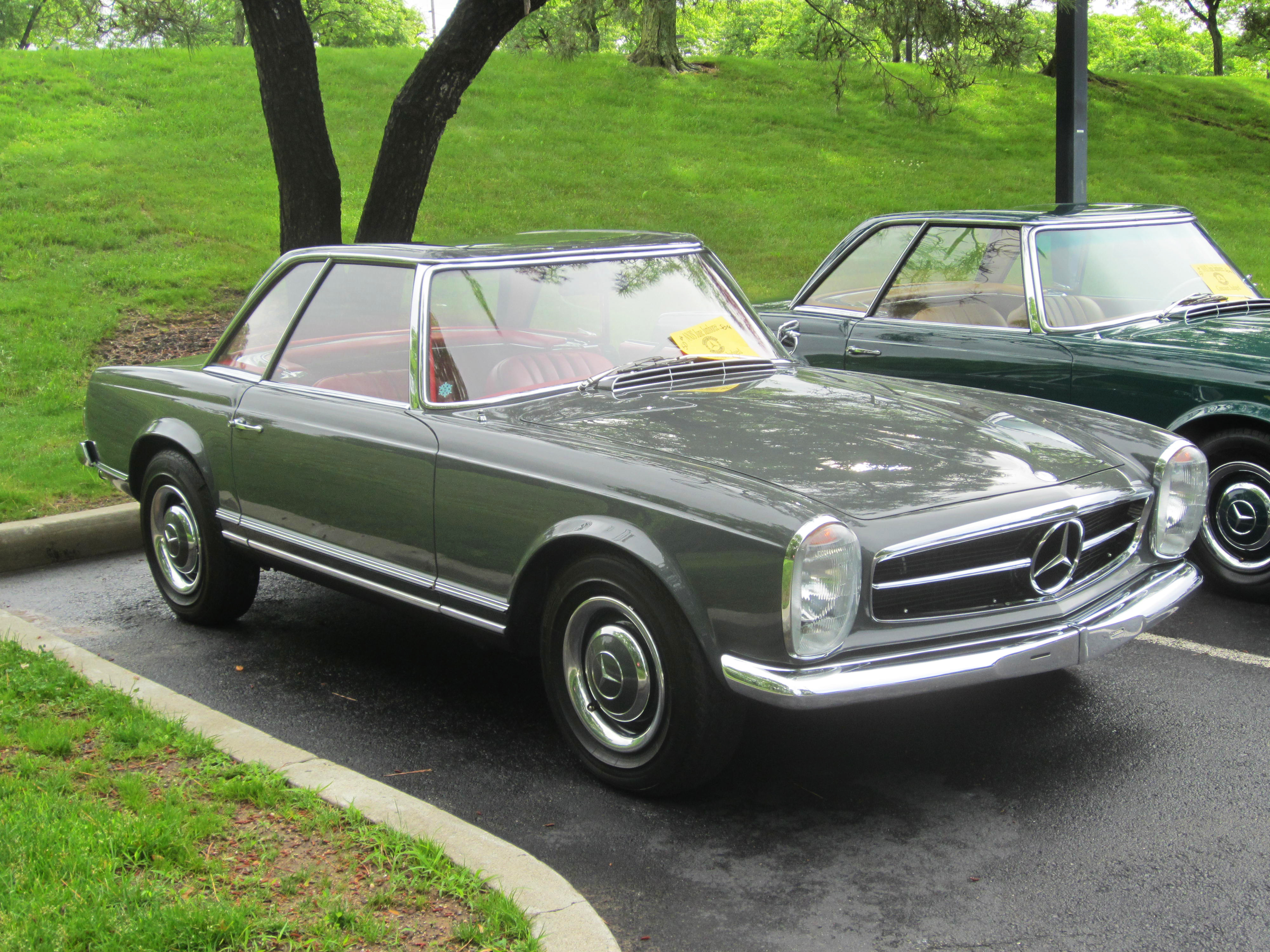 1963 Mercedes 230SL at the 2013 June Jamboree in Montvale, NJ