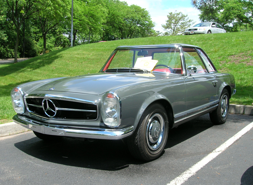 1963 Mercedes 230SL at the 2013 June Jamboree in Montvale, NJ