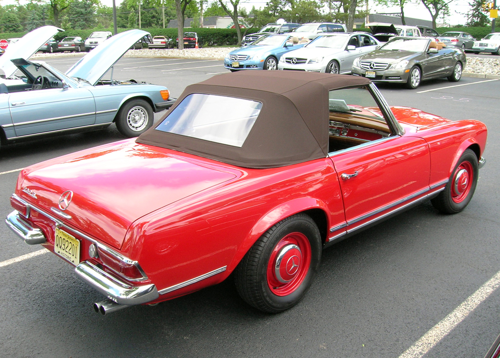 1963 Mercedes 230SL at the 2013 June Jamboree in Montvale, NJ