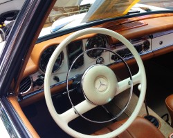 1964 Mercedes 230SL steering wheel