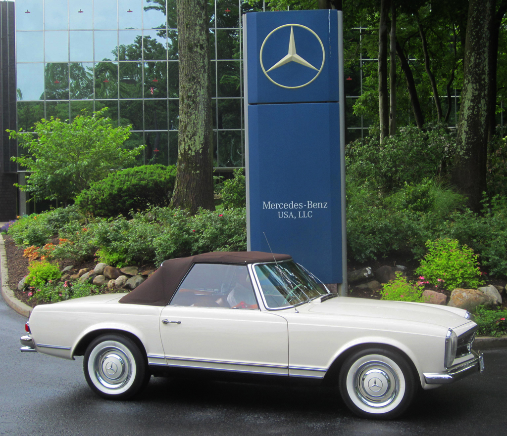 1964 Mercedes 230SL at the 2013 June Jamboree in Montvale, NJ