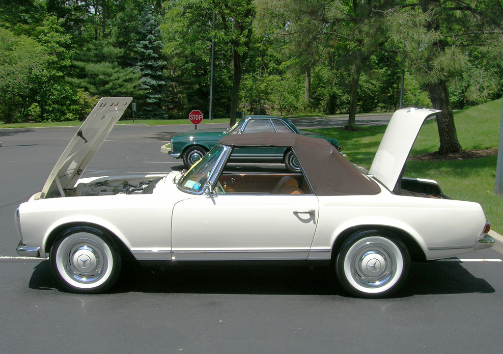 1964 Mercedes 230SL at the 2013 June Jamboree in Montvale, NJ