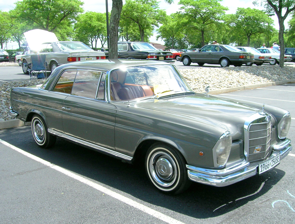 1966 Mercedes 250SE coupe at 2013 June Jamboree in Montvale, NJ