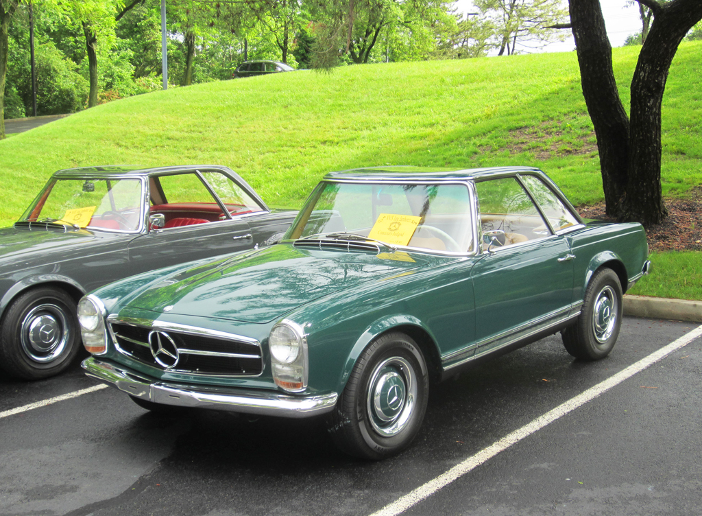 To commemorate 50 years of the first Mercedes “113-body” SL, these 1963-1971 models were the featured attraction at the 2013 MB annual June Jamboree car show.