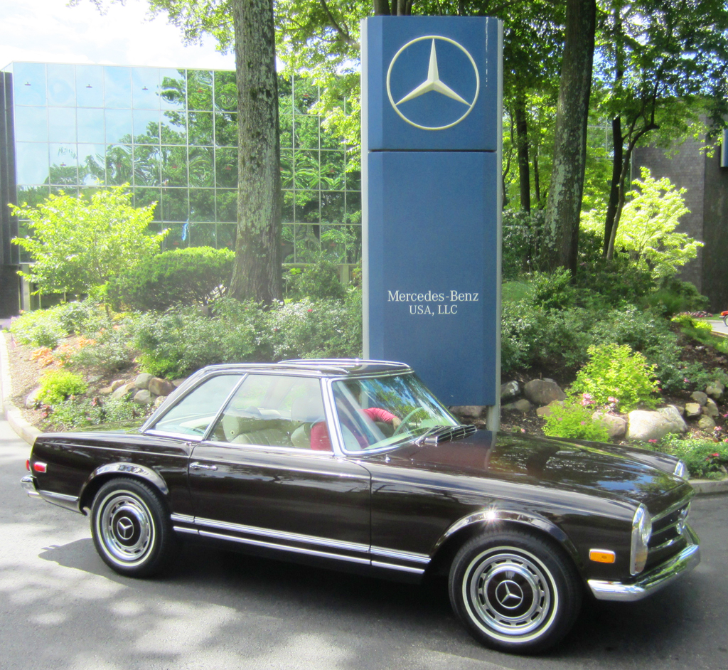 1969 Mercedes 280SL at the 2013 June Jamboree in Montvale, NJ