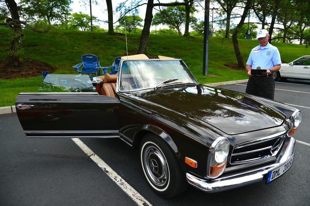 1969 Mercedes 280SL at the 2013 June Jamboree in Montvale, NJ