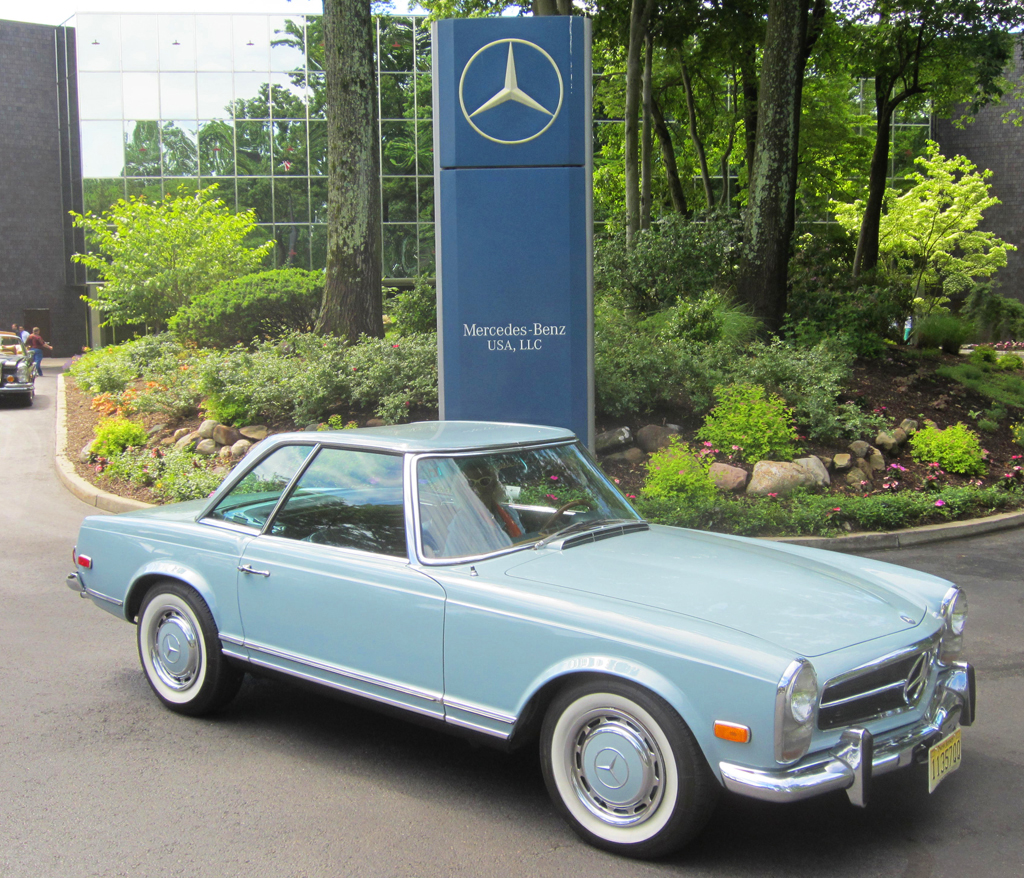 1970 Mercedes 280SL at the 2013 June Jamboree in Montvale, NJ