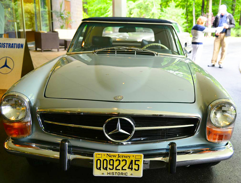 1970 Mercedes 280SL at the 2013 June Jamboree in Montvale, NJ