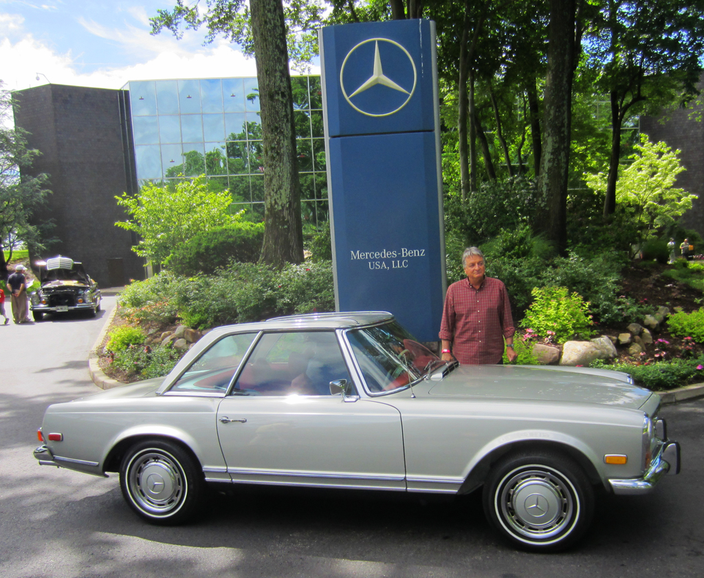 1970 Mercedes 280SL at the 2013 June Jamboree in Montvale, NJ