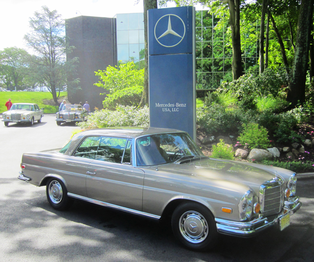 1971 Mercedes 280SE 3.5 coupe at the 2013 June Jamboree in Montvale, NJ