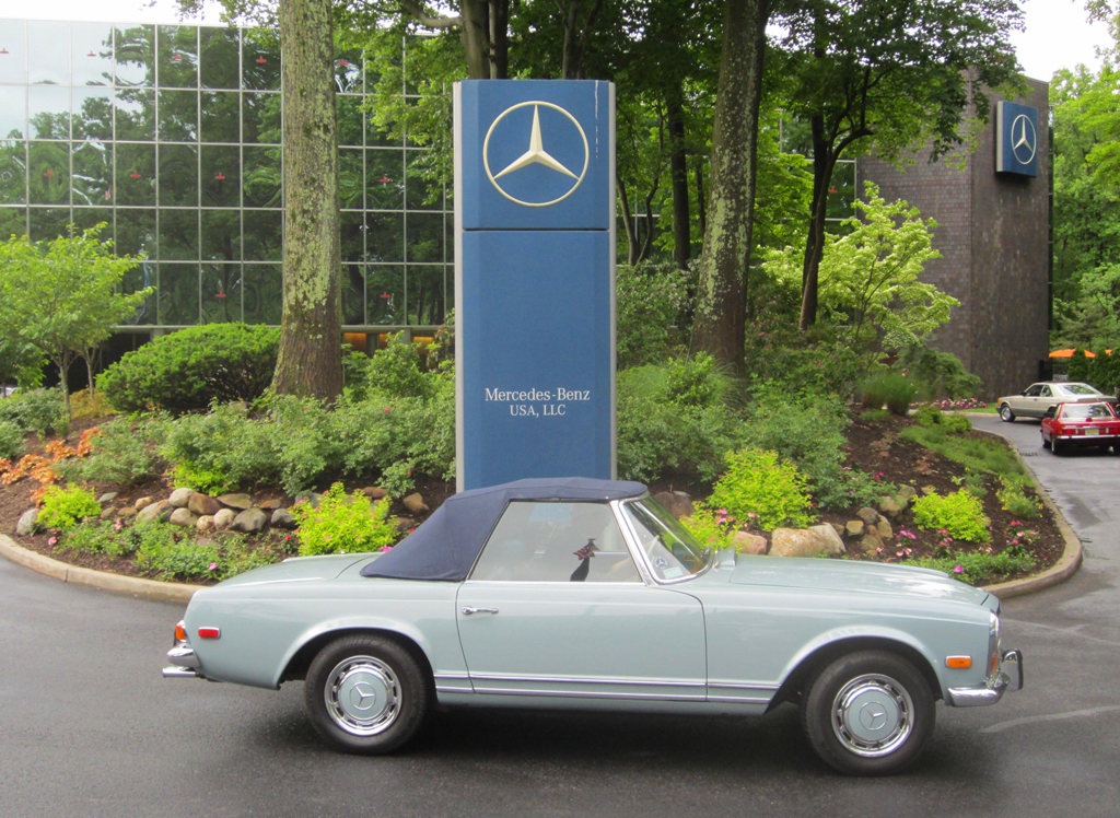 1971 Mercedes 280SL at the 2013 June Jamboree in Montvale, NJ