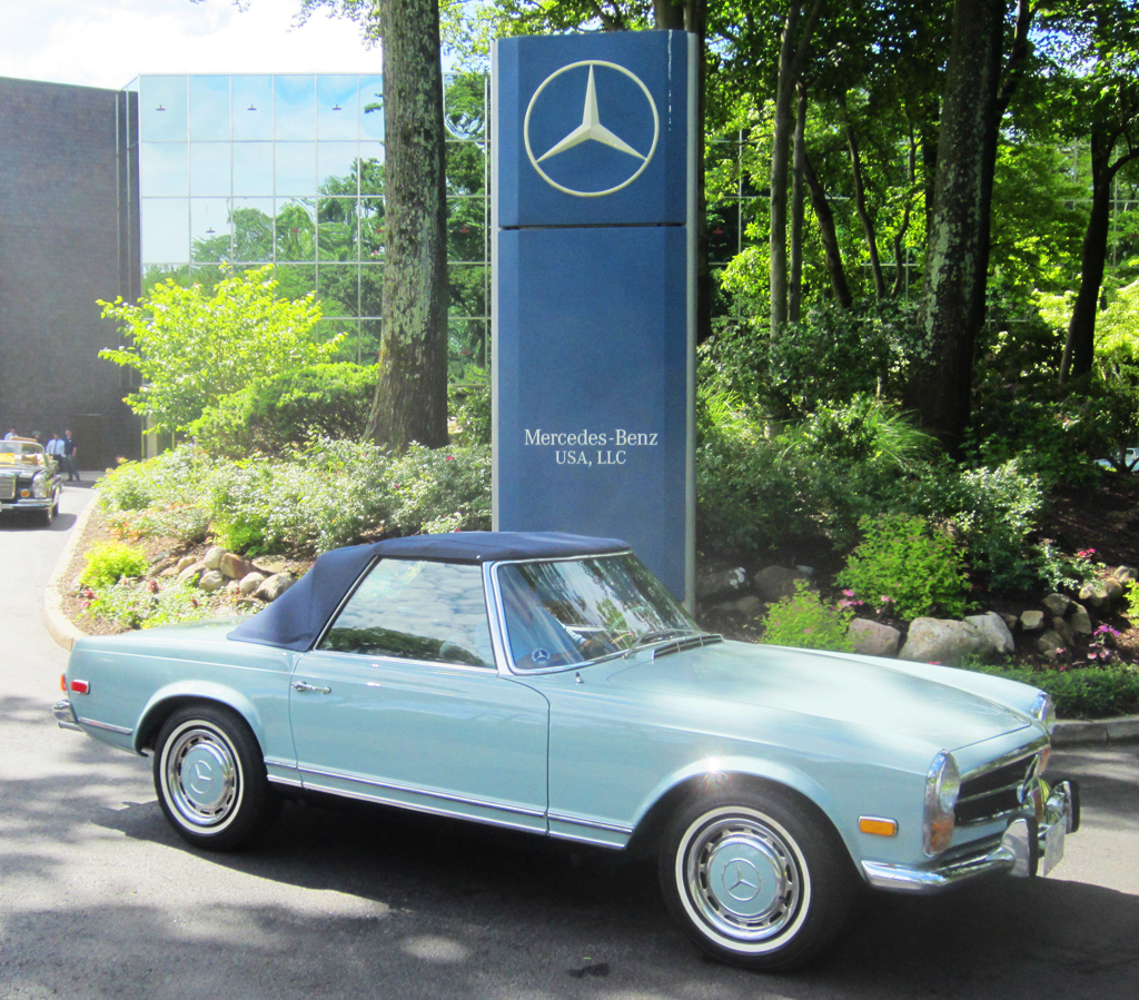 1971 Mercedes 280SL at the 2013 June Jamboree in Montvale, NJ