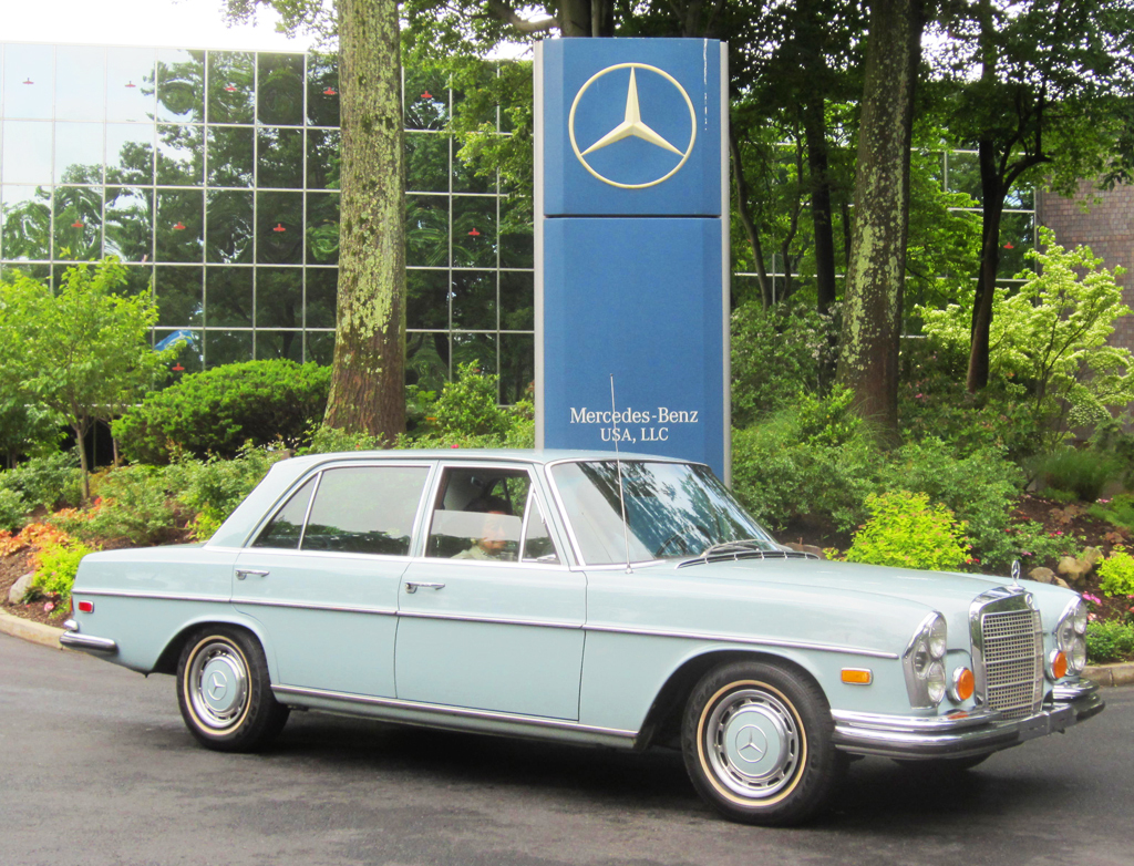 1972 Mercedes 280SEL at the 2013 June Jamboree in Montvale, NJ