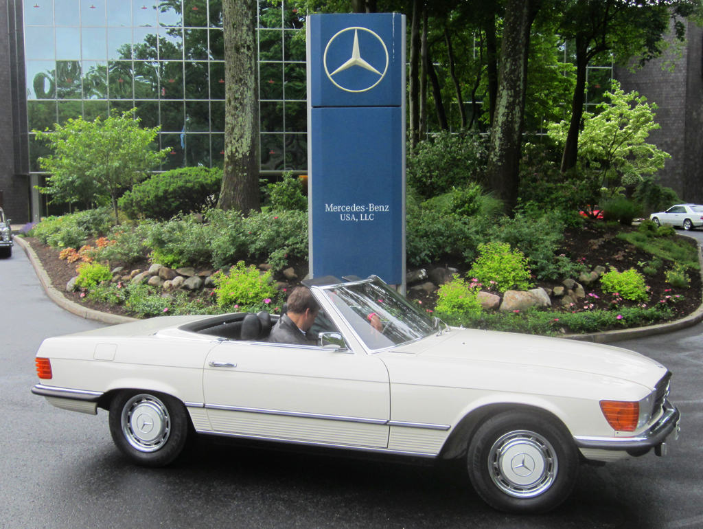 1973 Mercedes 350SL at the 2013 June Jamboree in Montvale, NJ