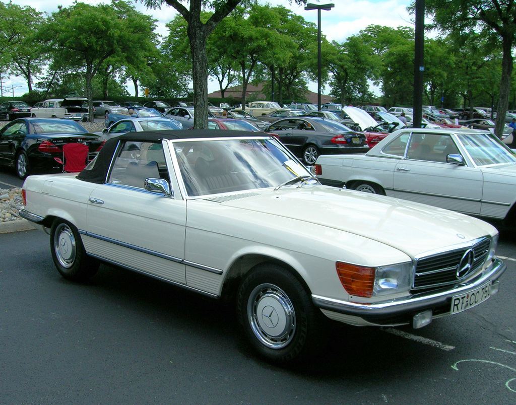 1973 Mercedes 350SL at the 2013 June Jamboree in Montvale, NJ