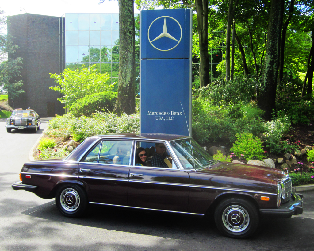 1974 Mercedes 240D at the 2013 June Jamboree in Montvale, NJ