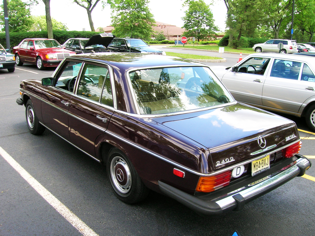 1974 Mercedes 240D at the 2013 June Jamboree in Montvale, NJ