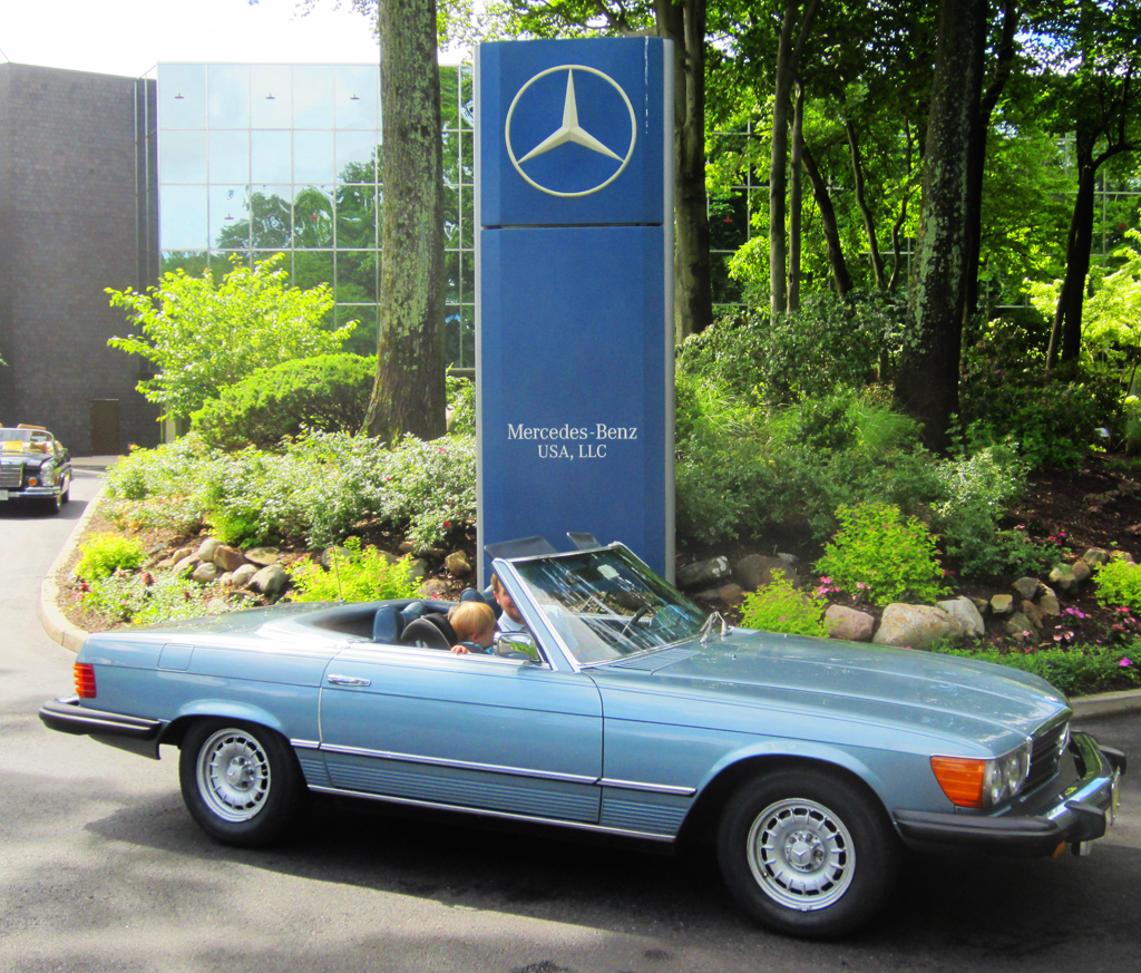 1974 Mercedes 450SL at the 2013 June Jamboree in Montvale, NJ