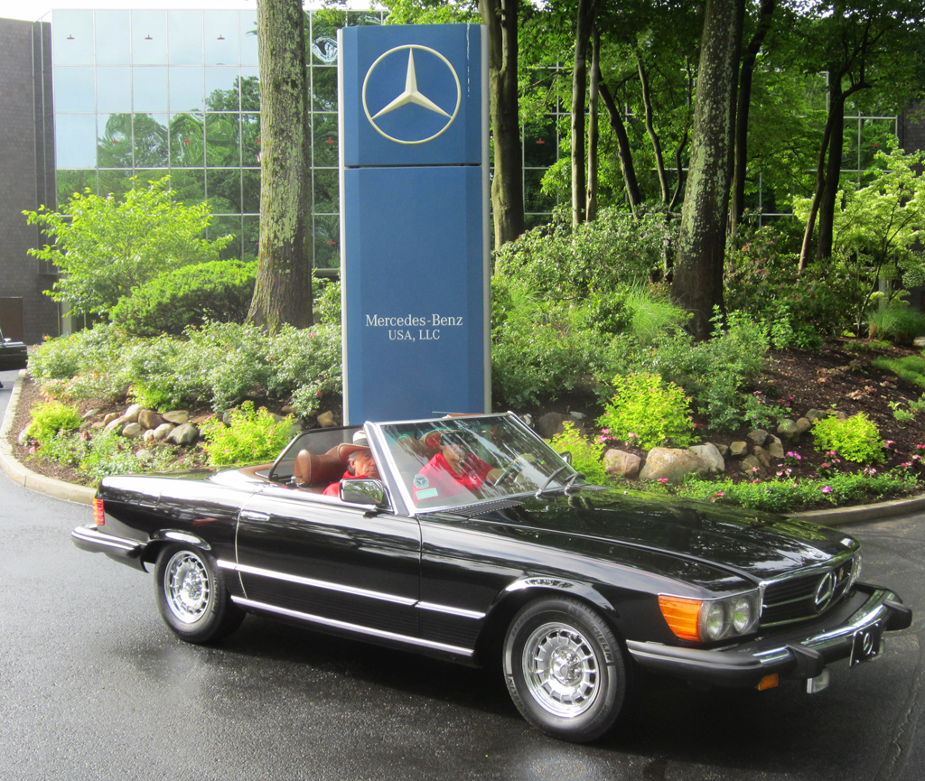 1976 Mercedes 450SL at the 2013 June Jamboree in Montvale, NJ