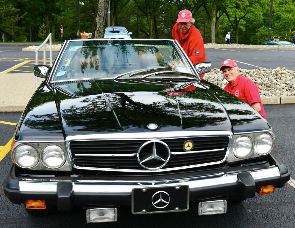 1976 Mercedes 450SL at the 2013 June Jamboree in Montvale, NJ