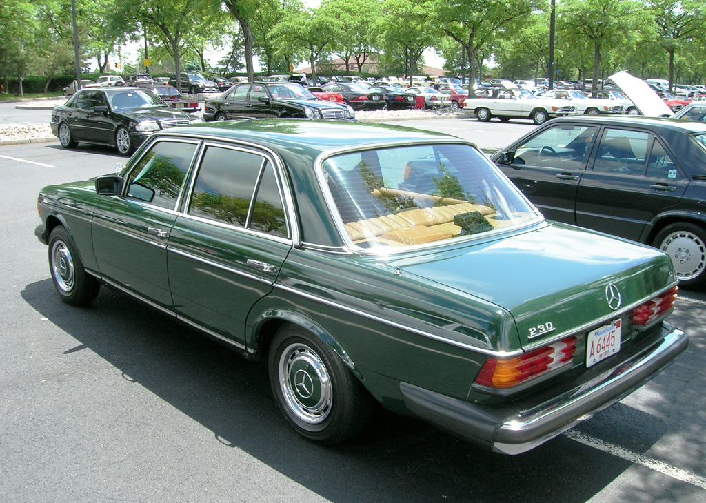 1978 Mercedes 230 at the 2013 June Jamboree in Montvale, NJ