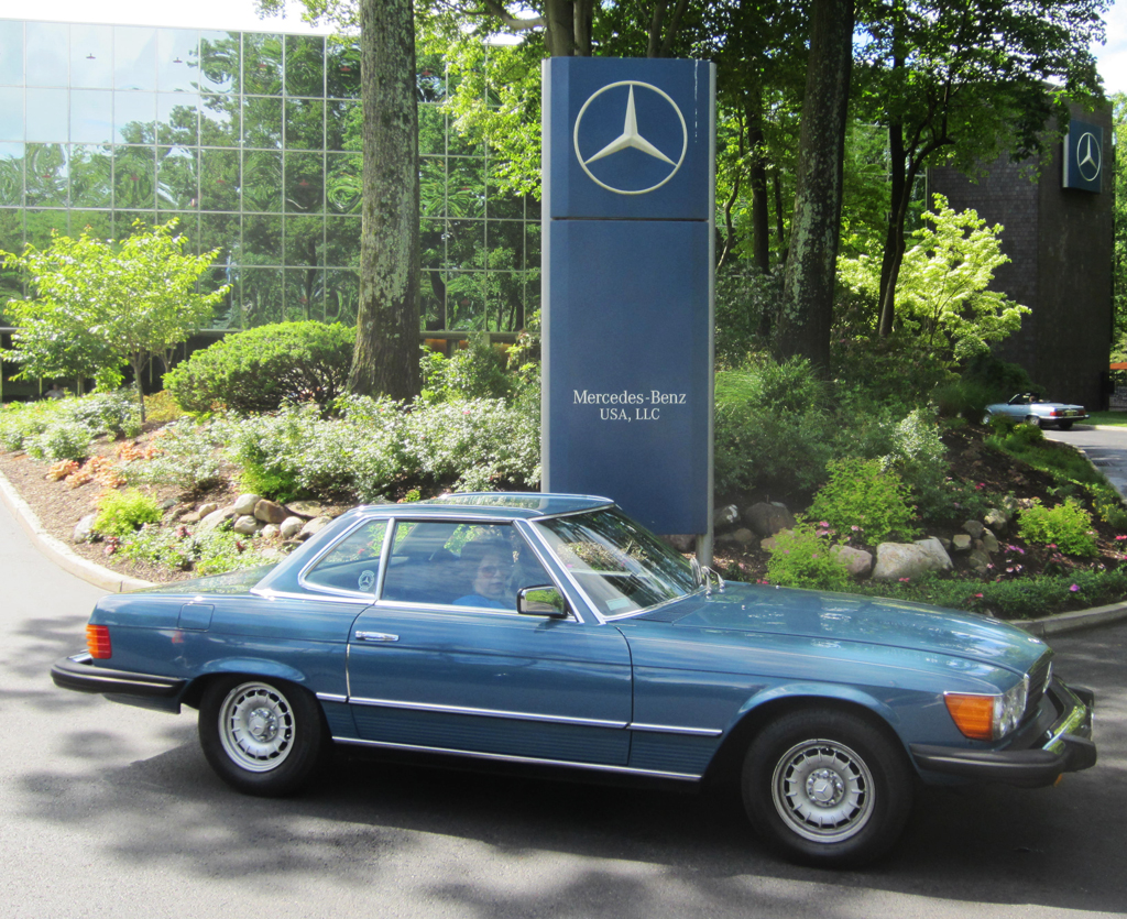 1978 Mercedes 450SL at the 2013 June Jamboree in Montvale, NJ