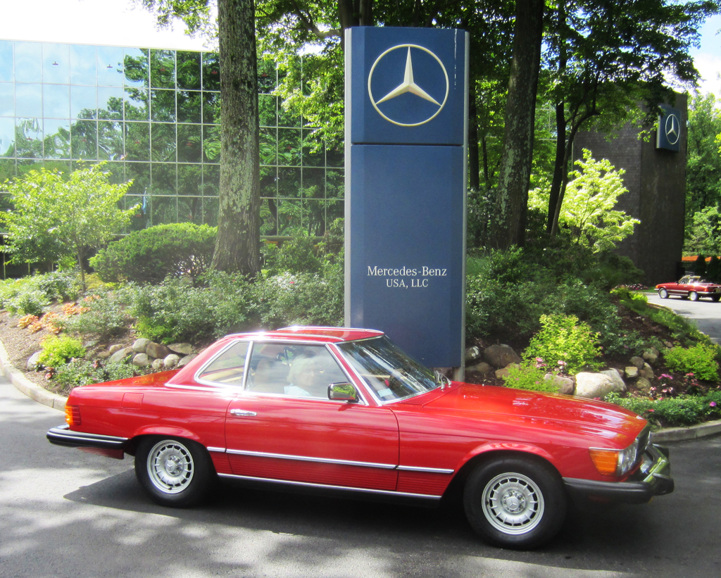 1984 Mercedes 380SL at the 2013 June Jamboree in Montvale, NJ