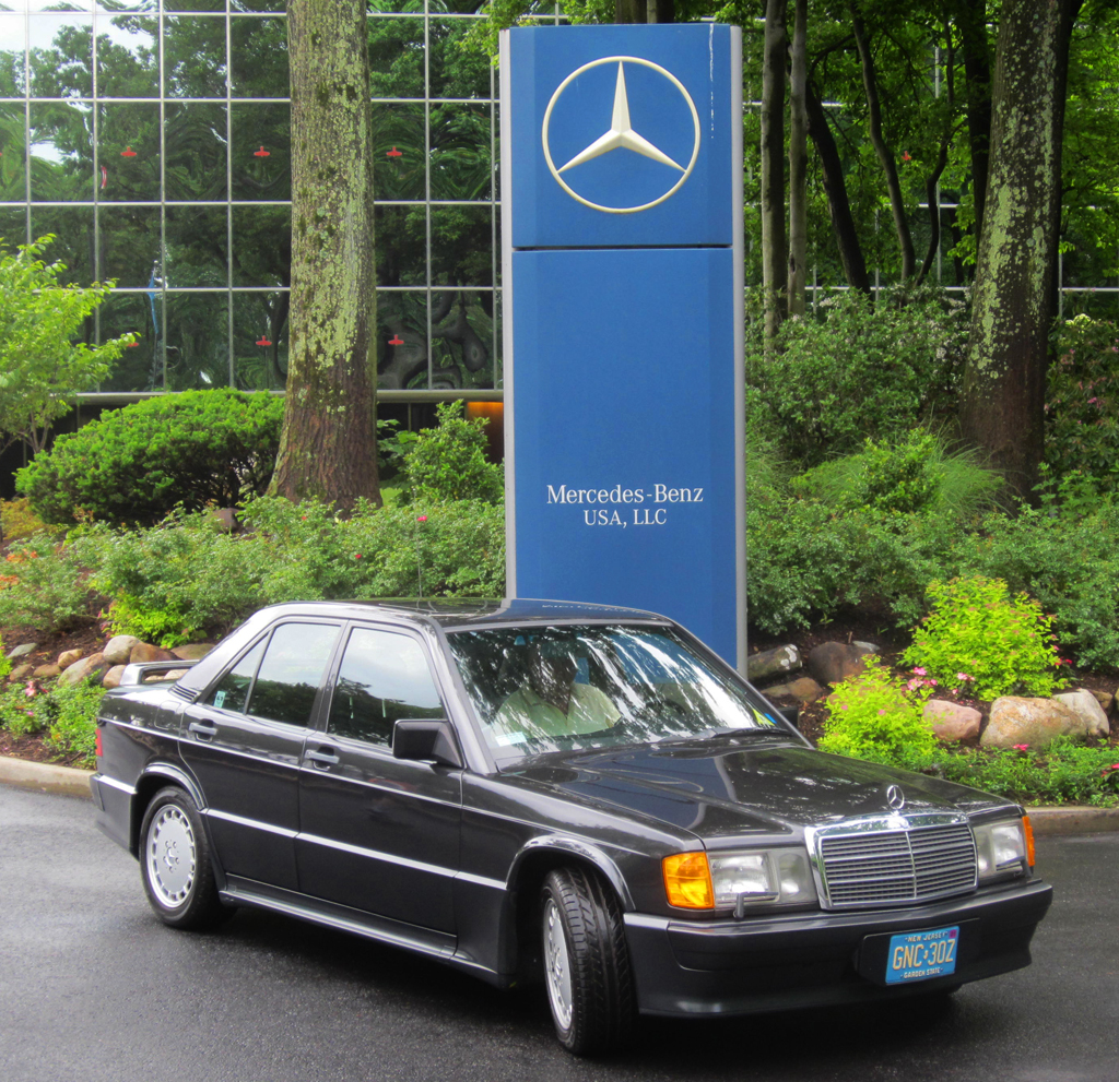 1987 Mercedes 190E 2.3 16-valve  at the 2013 Mercedes June Jamboree car show