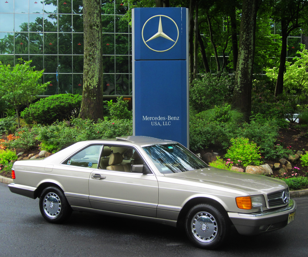 1990 Mercedes 560SEC at the 2013 Mercedes June Jamboree car show