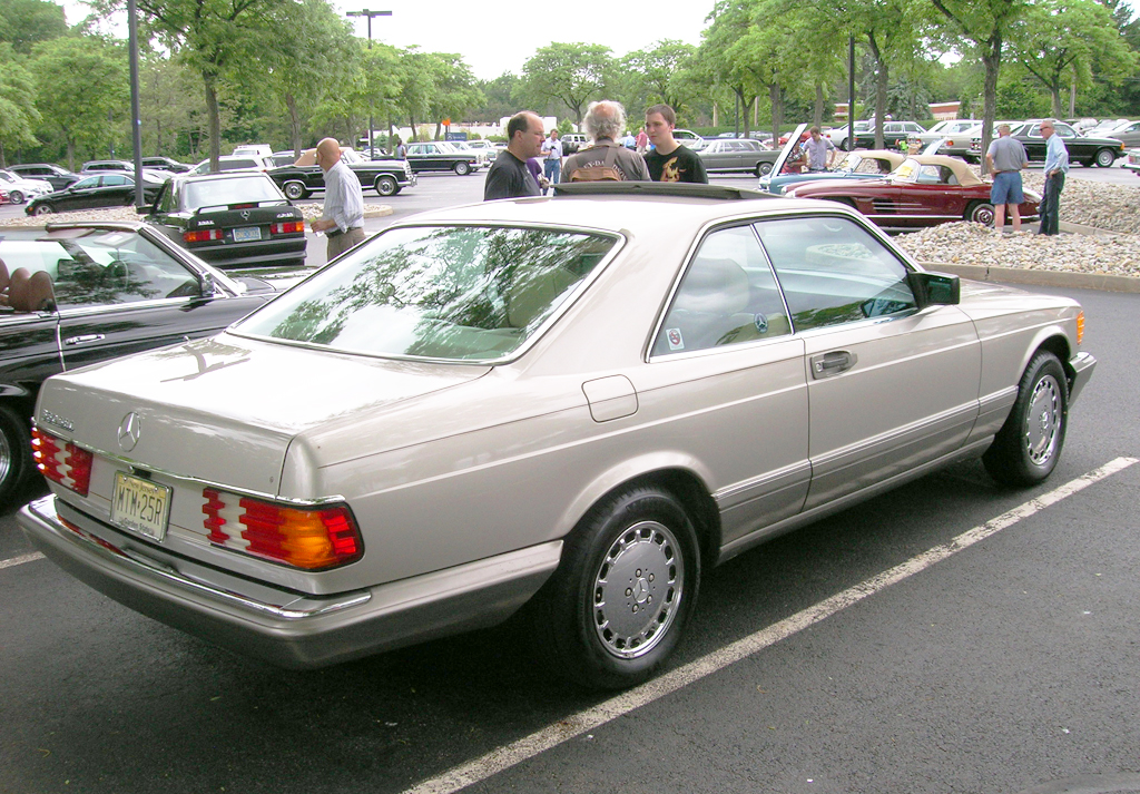 1990 Mercedes 560SEC at the 2013 Mercedes June Jamboree car show