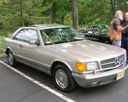 1990 mercedes 560sec chrome wheels