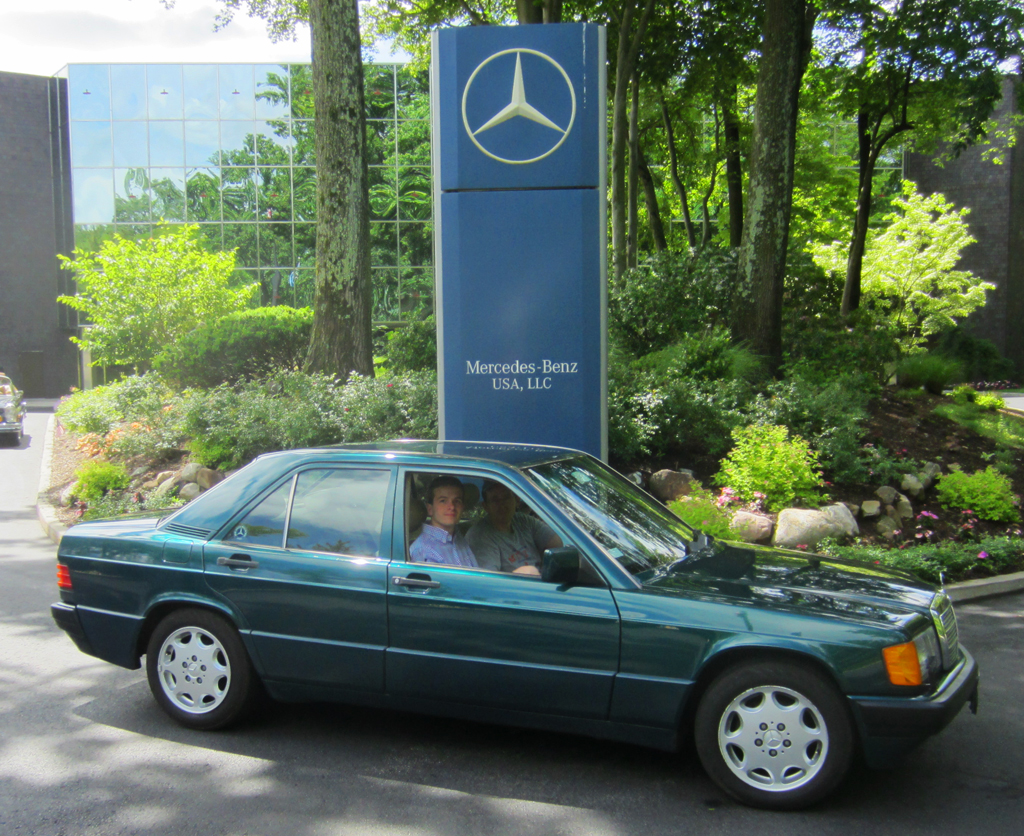 1993 Mercedes 190E 2.3 Limited Edition at the 2013 Mercedes June Jamboree car show