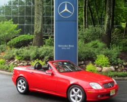 red 2002 mercedes slk230 carl schwartz