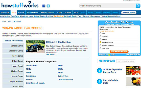 How Stuff Works web site