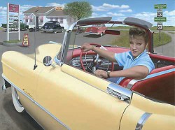 1954 Cadillac convertible Elvis