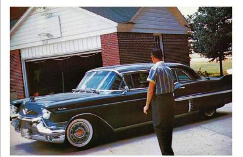 1957 Cadillac Fleetwood limo Elvis b